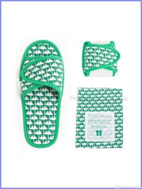 Foldable Travel Slippers Faux Leather Adjustable Strap Washable